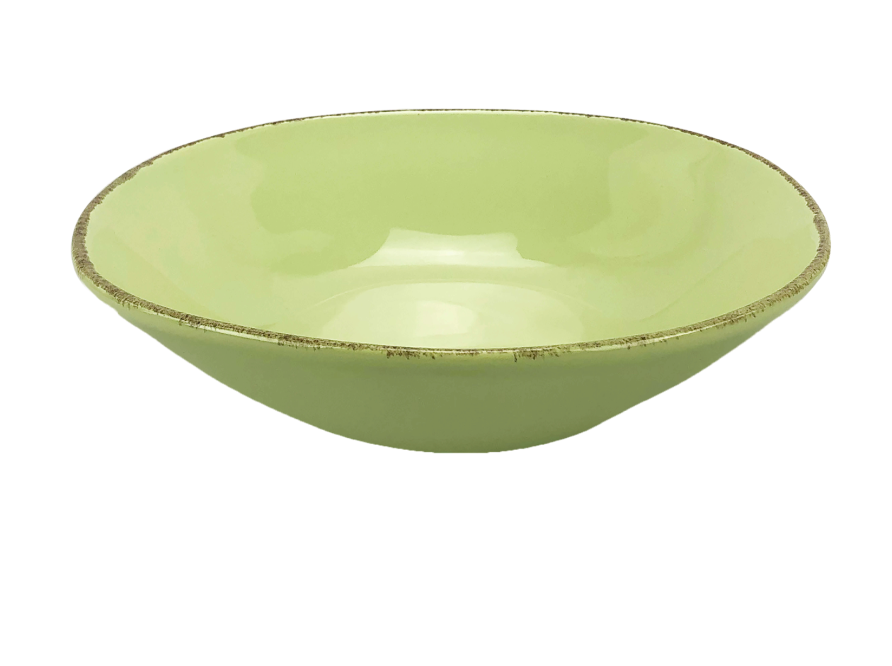 ARCUCCI MATERIA SINGLE-COLOUR SALAD BOWL - Apple Green
